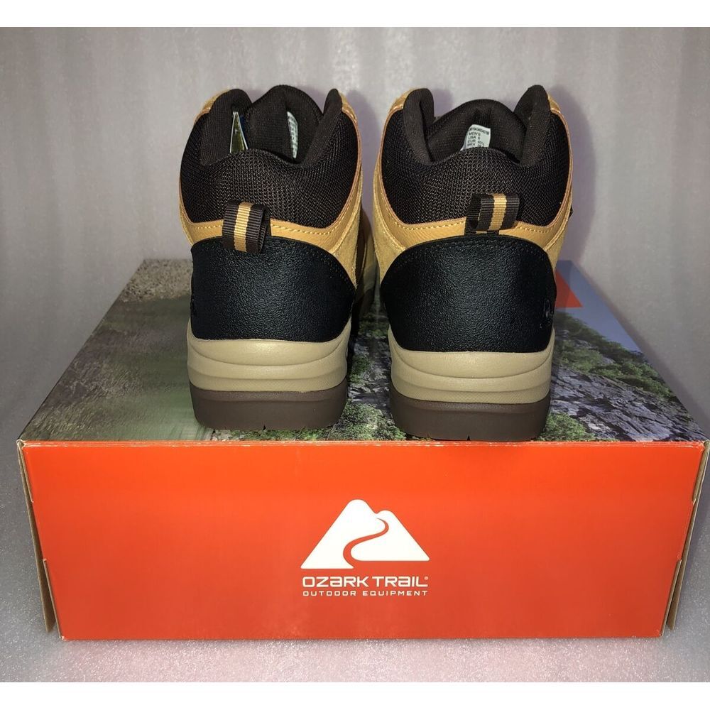 Ozark Trail M OT Free Edge Hiker Suede Wheat Boots Men's Size 13‎ Waterproof NEW - Picture 15 of 16